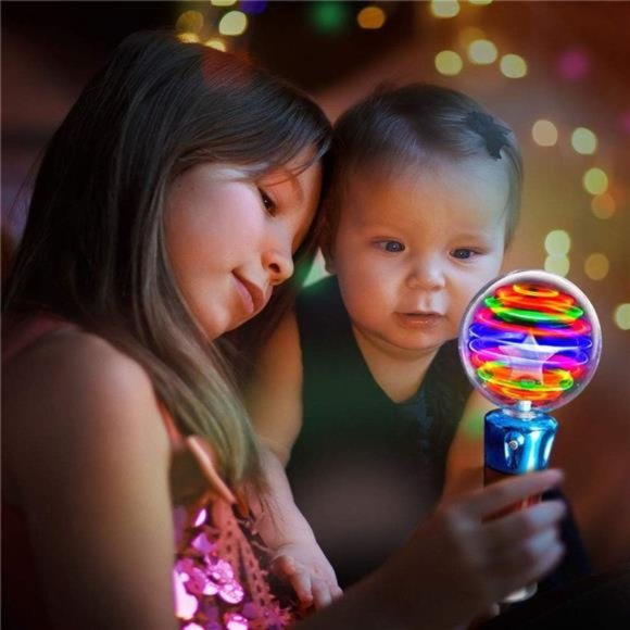 Light Up Magic Ball Toy Wand for Kids - Flashing LED Wand for Boys and Girls - Picture 5 of 6